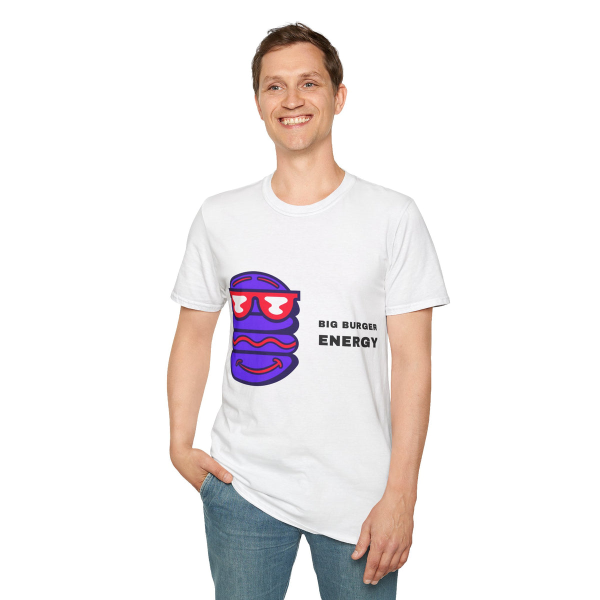 Big Bubbly Energy T-Shirt — Fun Sunglasses Emoji Graphic Tee - Trending Now - September 2026