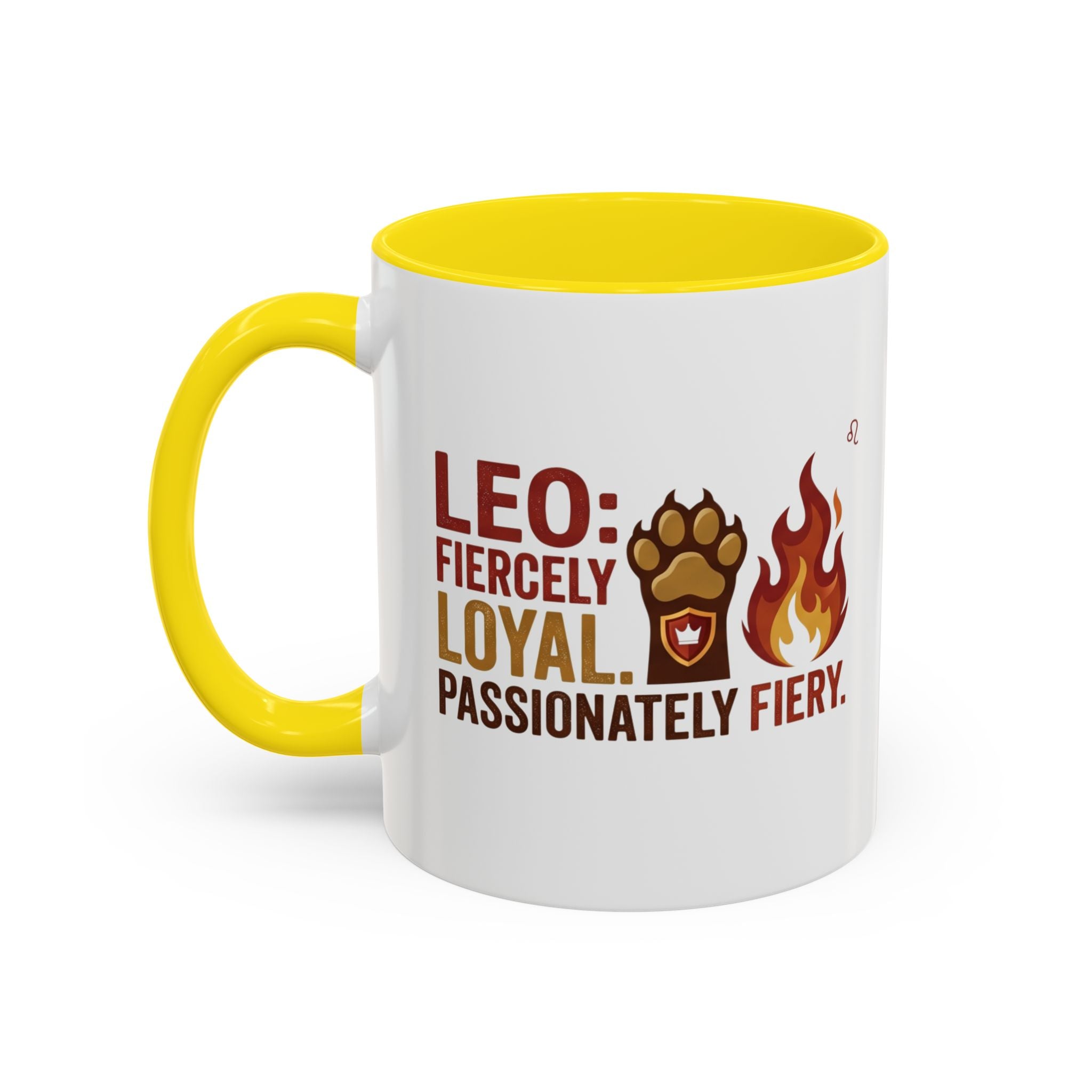 Leo Zodiac Coffee Mug – Fiercely Loyal, Passionately Fiery Accent Mug
