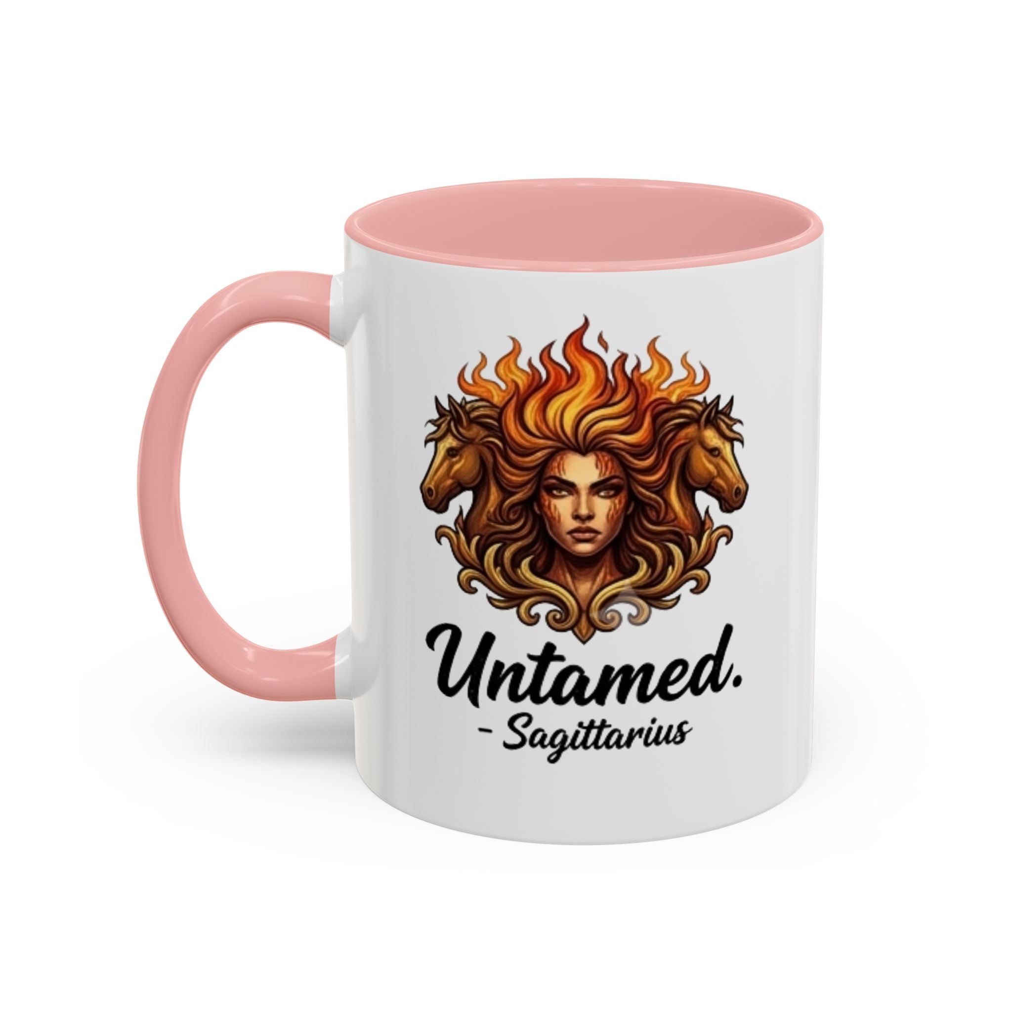 Untamed Sagittarius Accent Coffee Mug – Zodiac Astrology Gift (11/15oz)