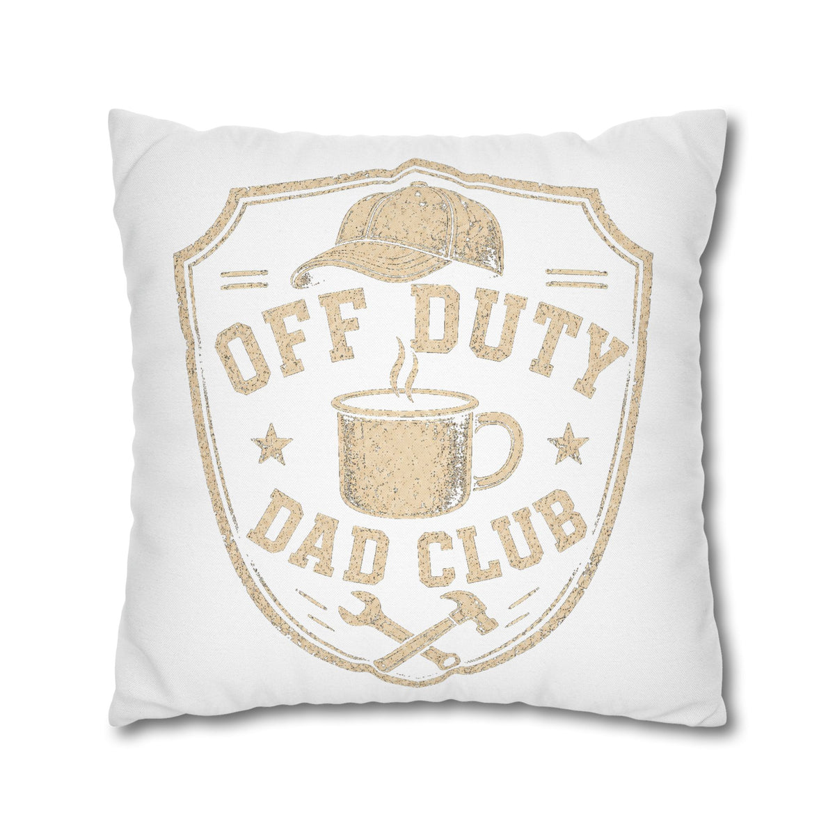 Off Duty Dad Club Decorative Pillowcase