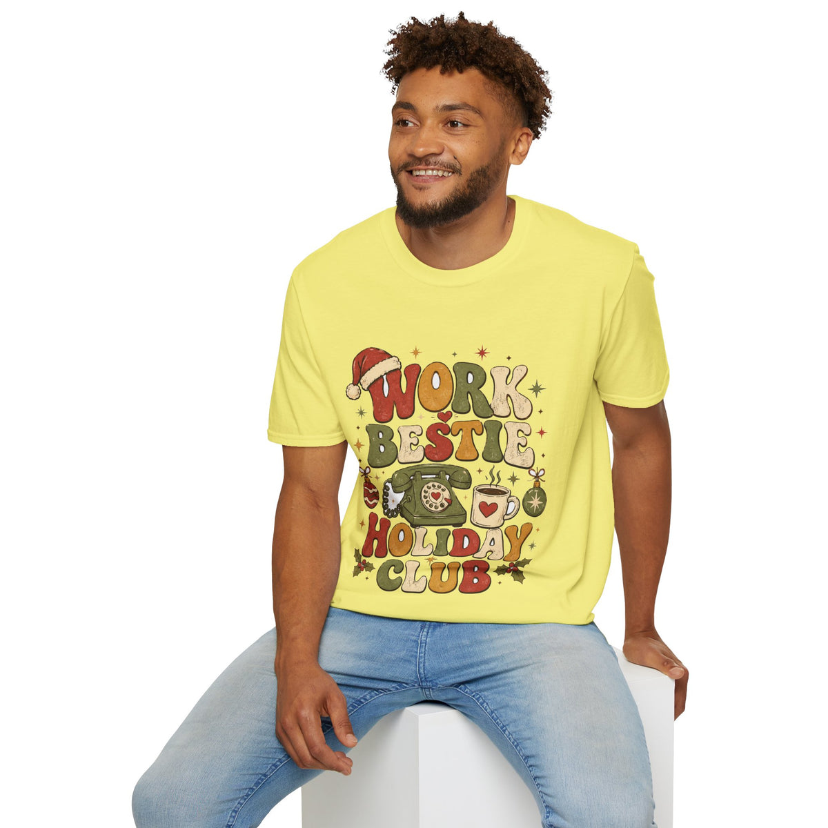 Work Bestie Holiday Club T-Shirt