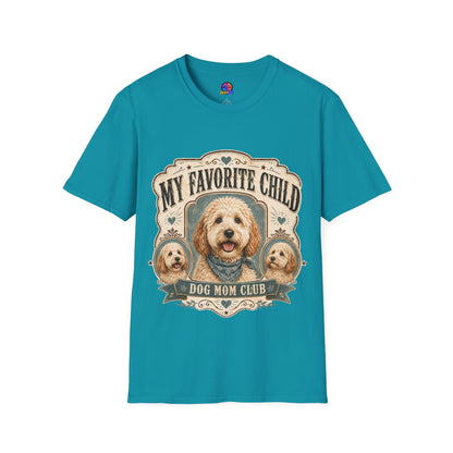 T-Shirt — "My Favorite Child" Dog Mom Club Graphic Tee