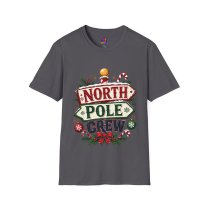 T-Shirt — North Pole Crew Christmas Holiday Graphic Tee