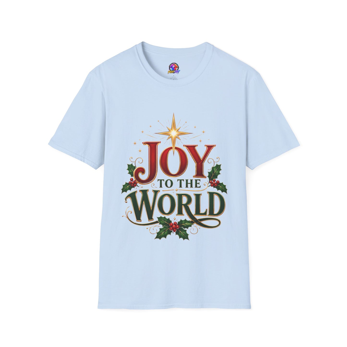 Joy to the World T-Shirt — Festive Christmas Holiday Tee