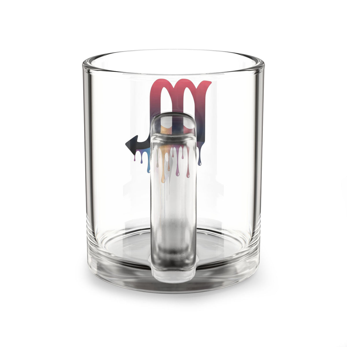 Scorpion Glass Mug Scorpio Drip Glass Mug — 10oz Zodiac Coffee Cup