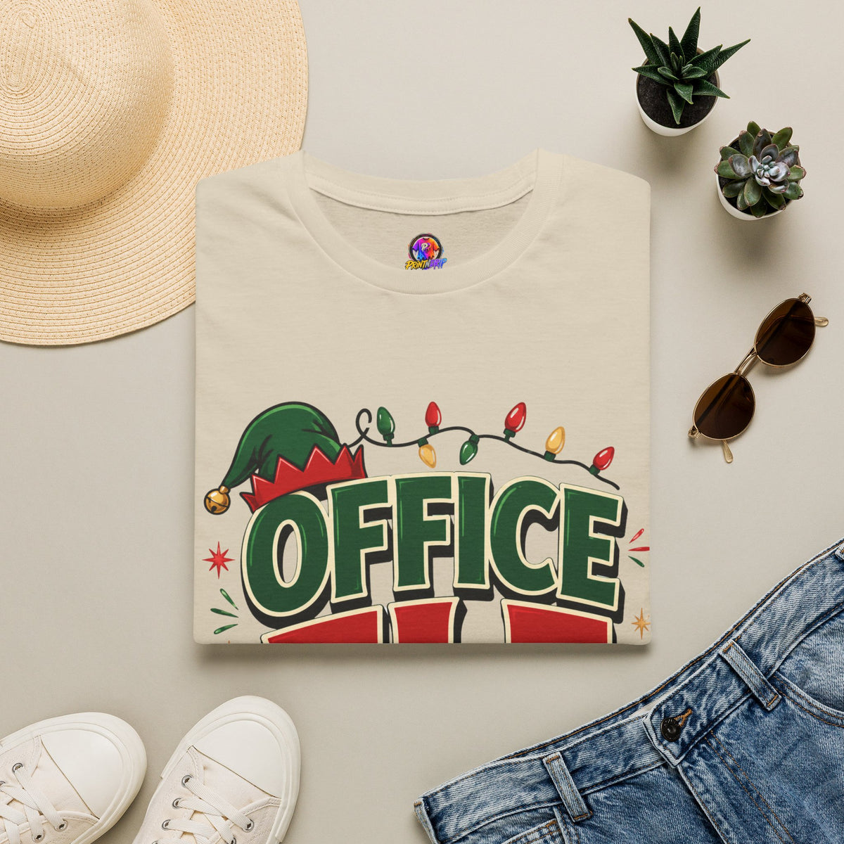 Office Elf T-Shirt — Funny Christmas Work Holiday Tee