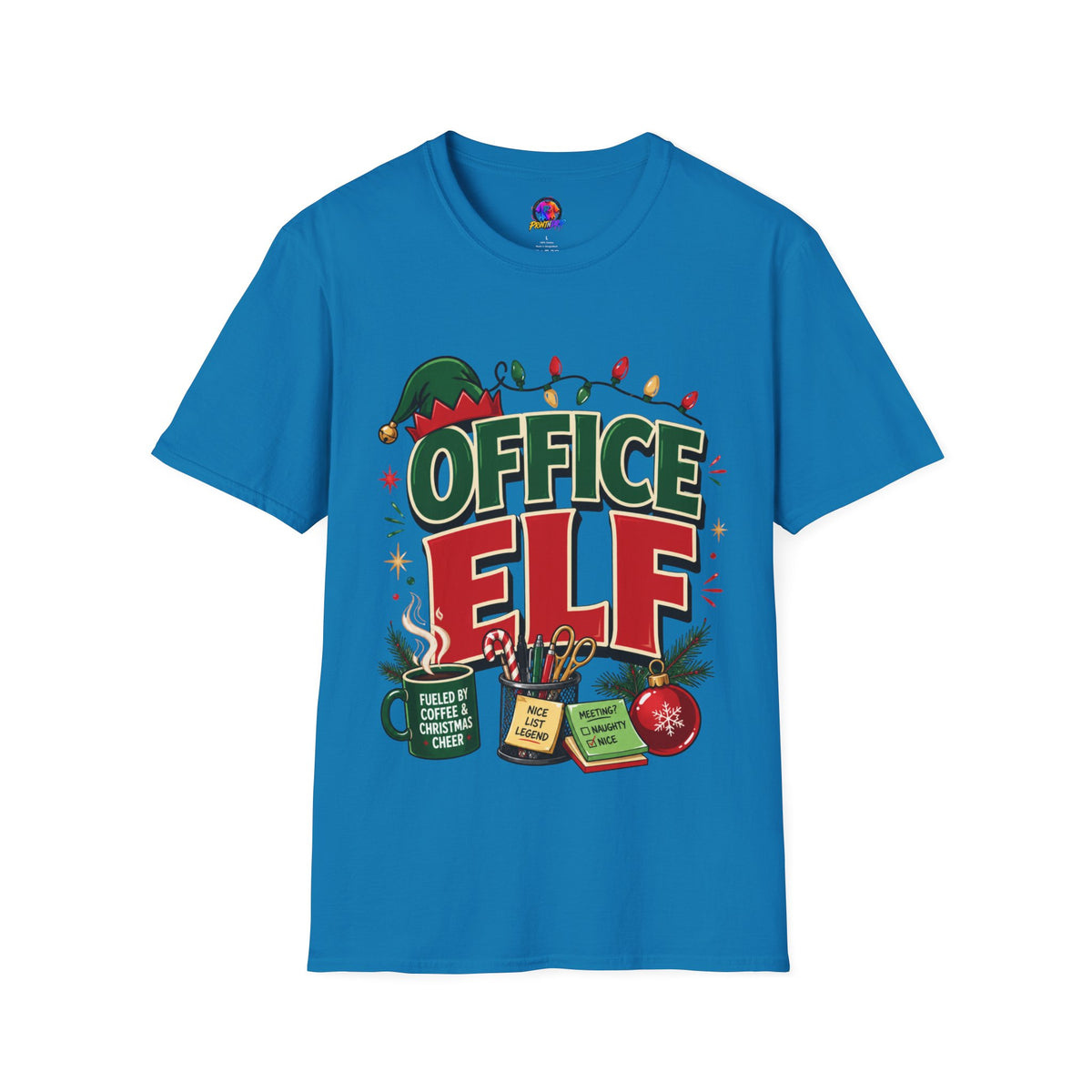 Office Elf T-Shirt — Funny Christmas Work Holiday Tee