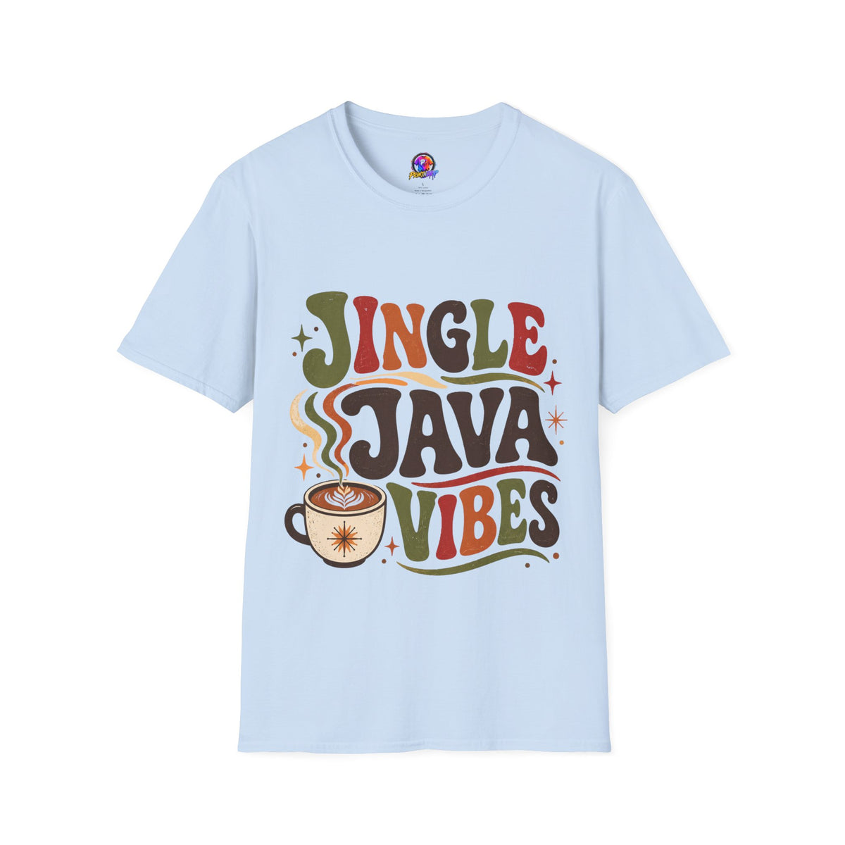 Retro "Jingle Java Vibes" T-Shirt