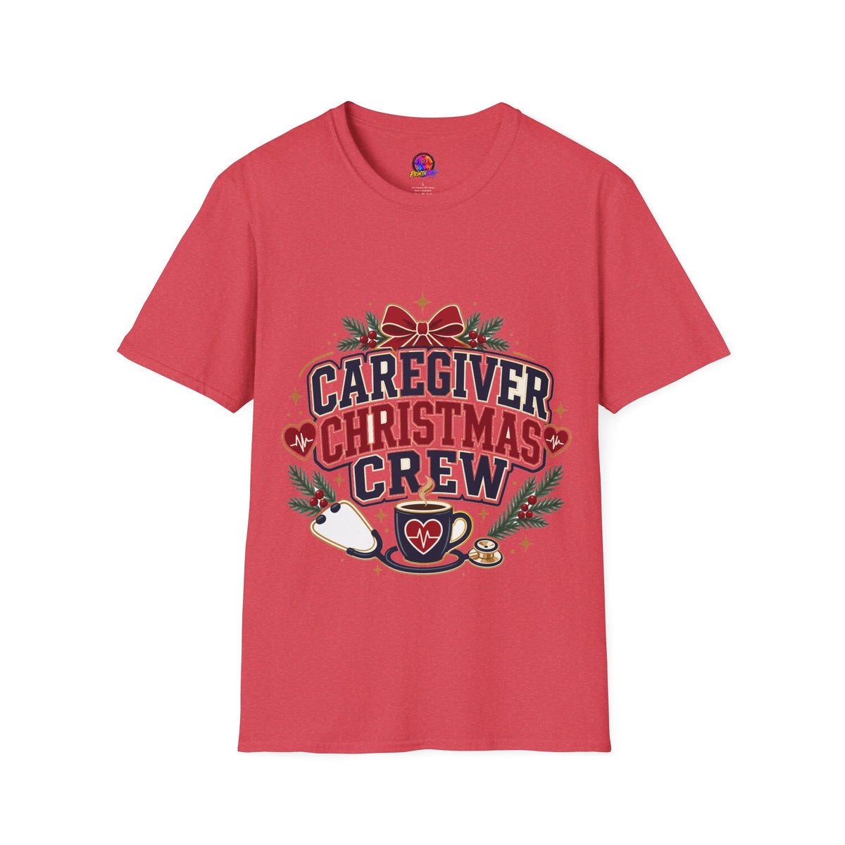 Caregiver Christmas Crew T-Shirt — Holiday Nurse & Caregiver Gift