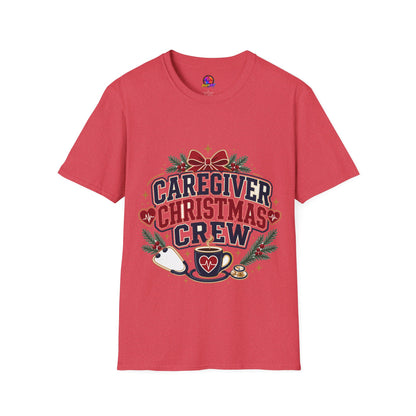 Caregiver Christmas Crew T-Shirt — Holiday Nurse & Caregiver Gift
