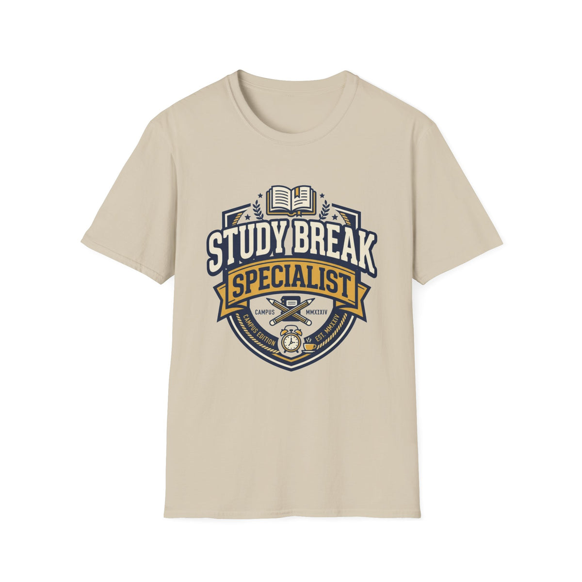 Study Break T-Shirt — 'Study Break Specialist' College Casual Tee - Trending Now - August 2026