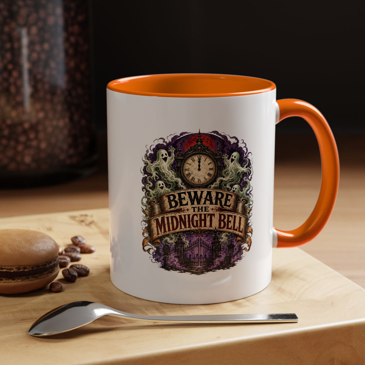 Halloween Beware Of Midnight Accent Coffee Mug