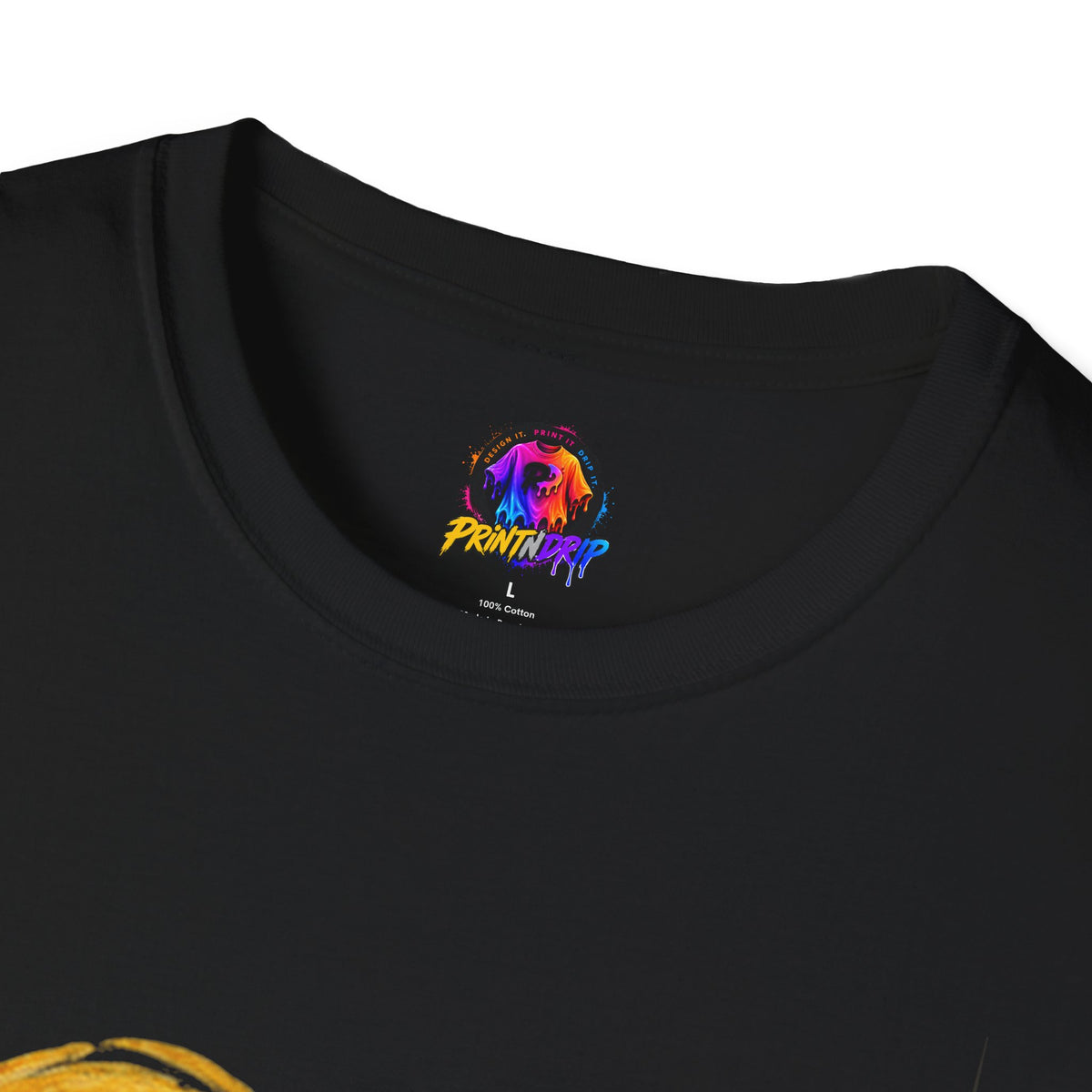 Childhood Cancer Awareness T-Shirt — "Stronger Brighter Kinder Braver" Gold Ribbon