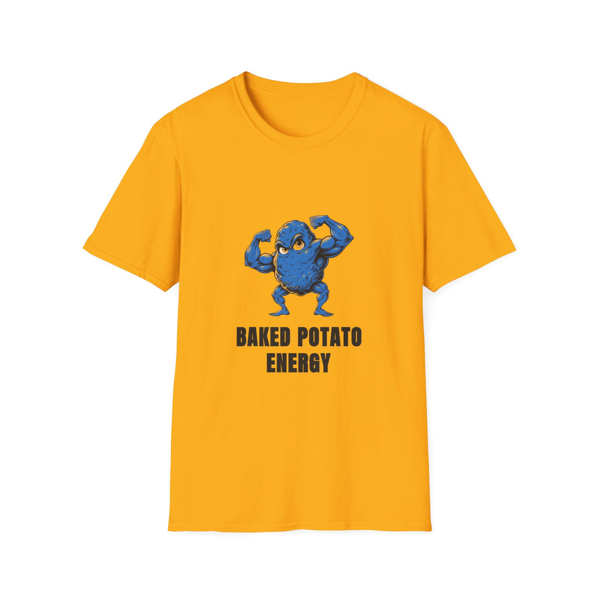 Baked Potato Energy T-Shirt — Funny Muscular Potato Graphic Tee - Trending Now - August 2026