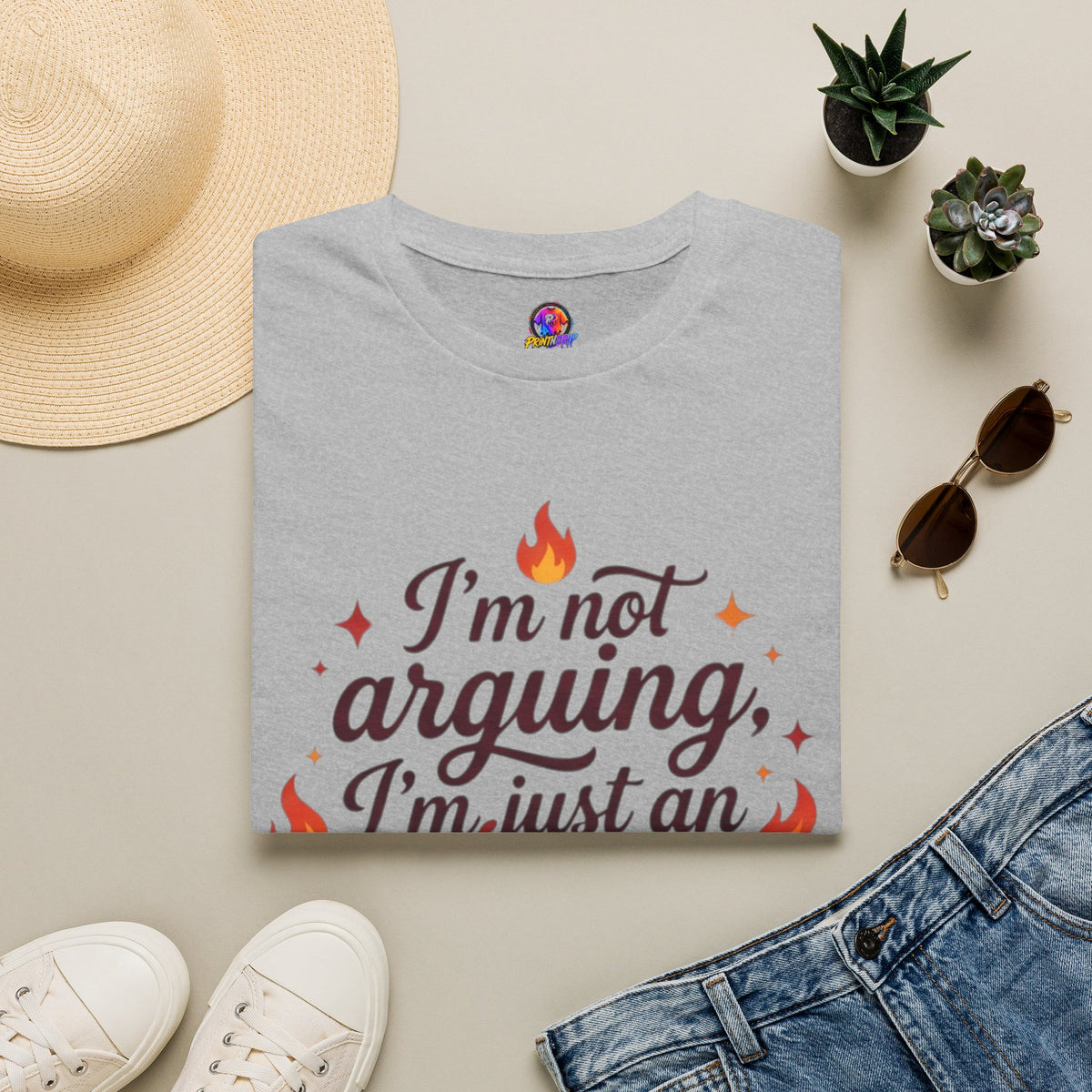 Aries Zodiac Tee — “I’m Not Arguing, I’m Just an Aries Explaining Why I’m Right”