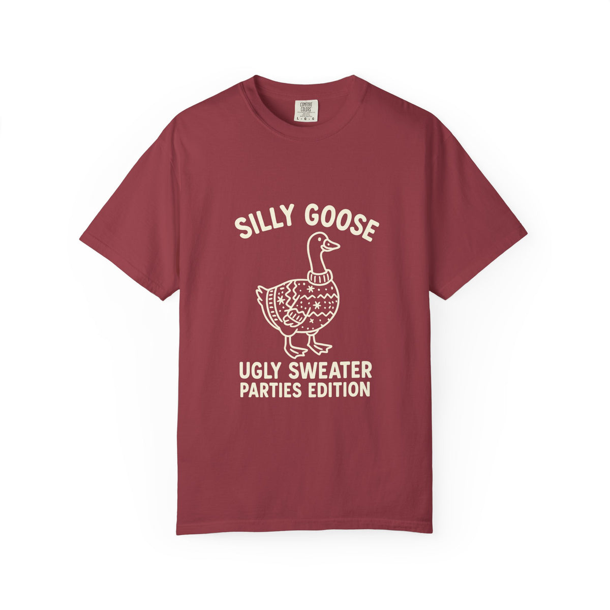Silly Goose Ugly Sweater Parties Edition T-Shirt - Trending Now - October 2026