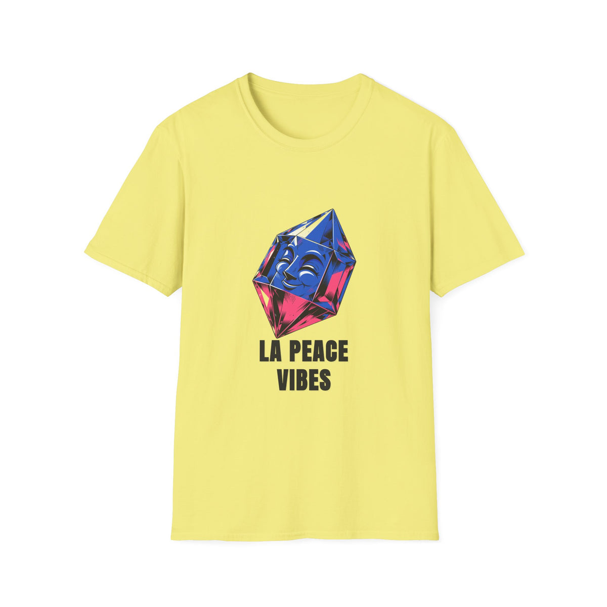Peace Vibes T-Shirt — Blue Crystal Smiling Buddha Graphic Tee - Trending Now - August 2026