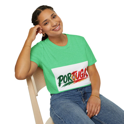 Portugal Flag Script T-Shirt — Portuguese Pride Tee