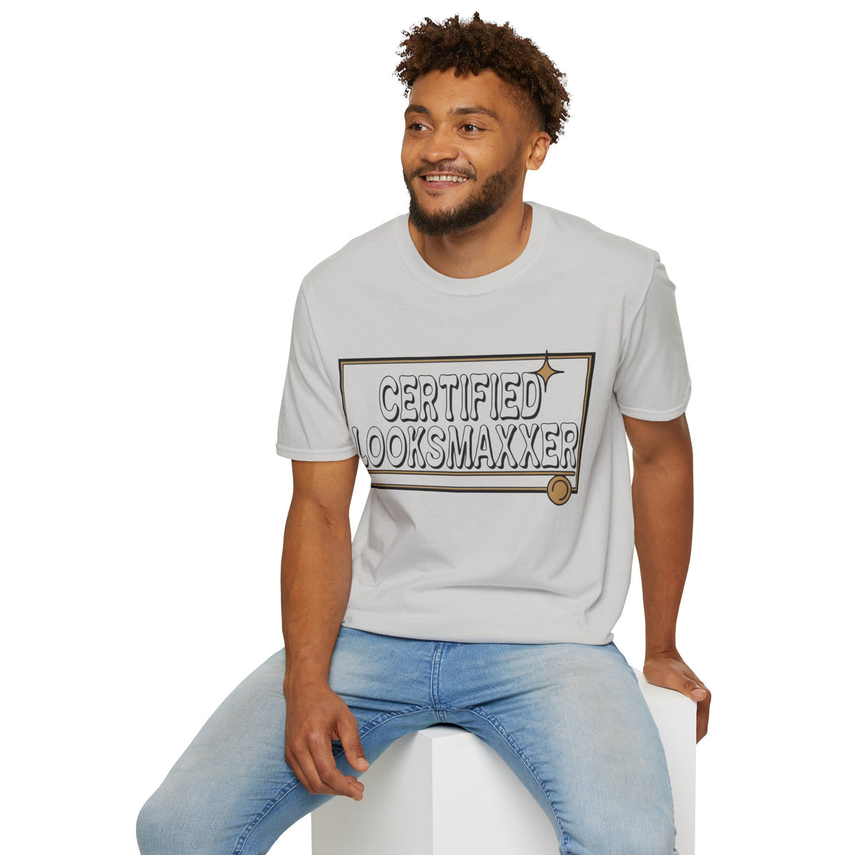 Certified Looksmaxxer T-Shirt — Funny Aesthetic Confidence Tee - Trending Now - August 2026