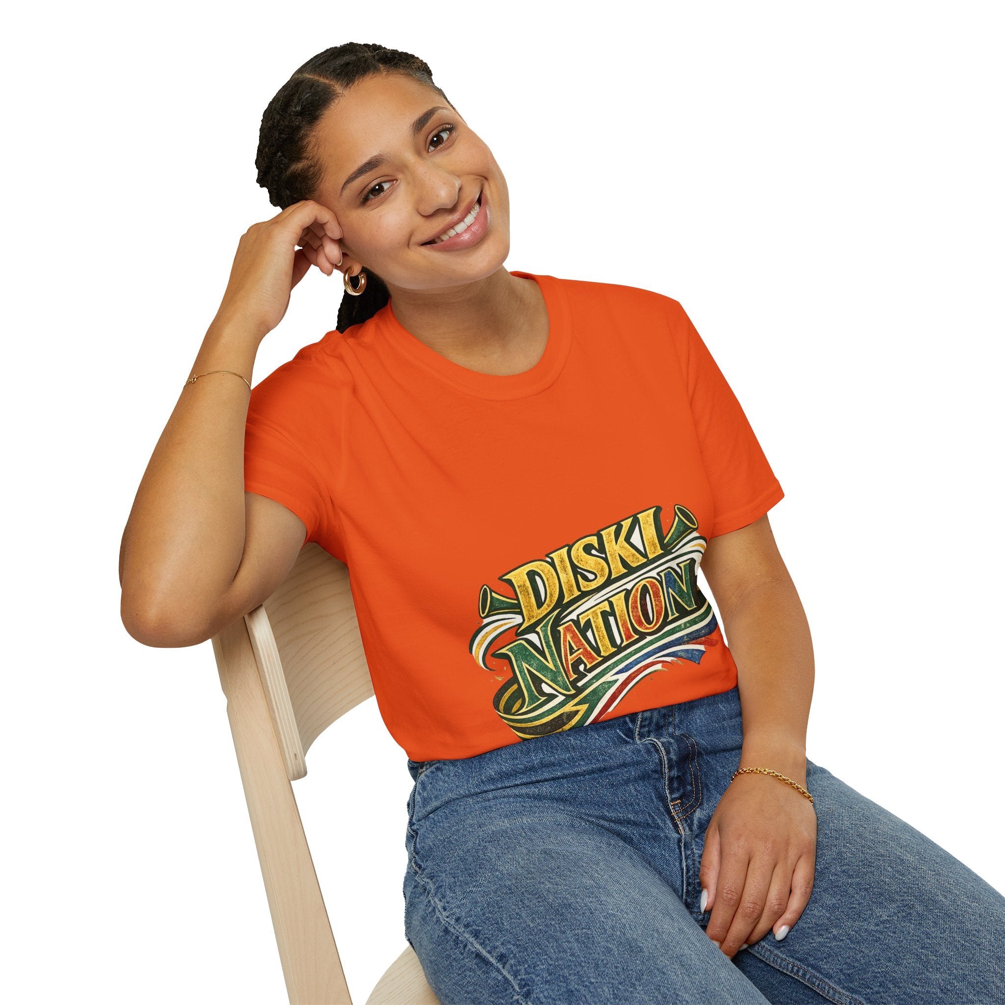 South Africa Diski Nation T-Shirt — Retro Reggae Graphic Tee