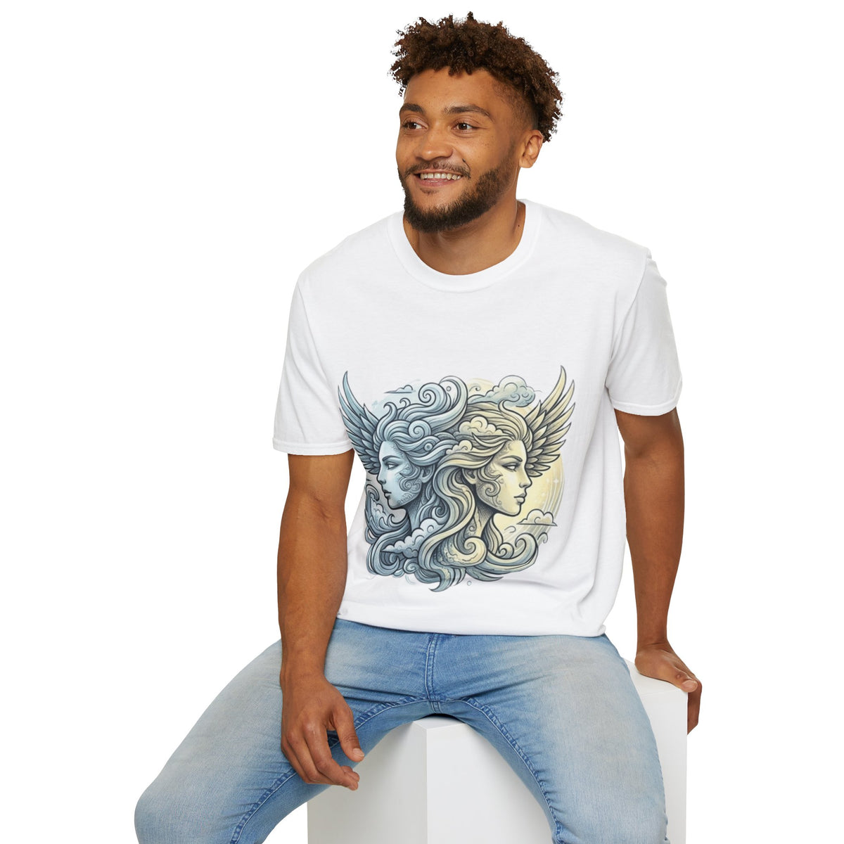 Gemini Zodiac Unisex Softstyle T-Shirt