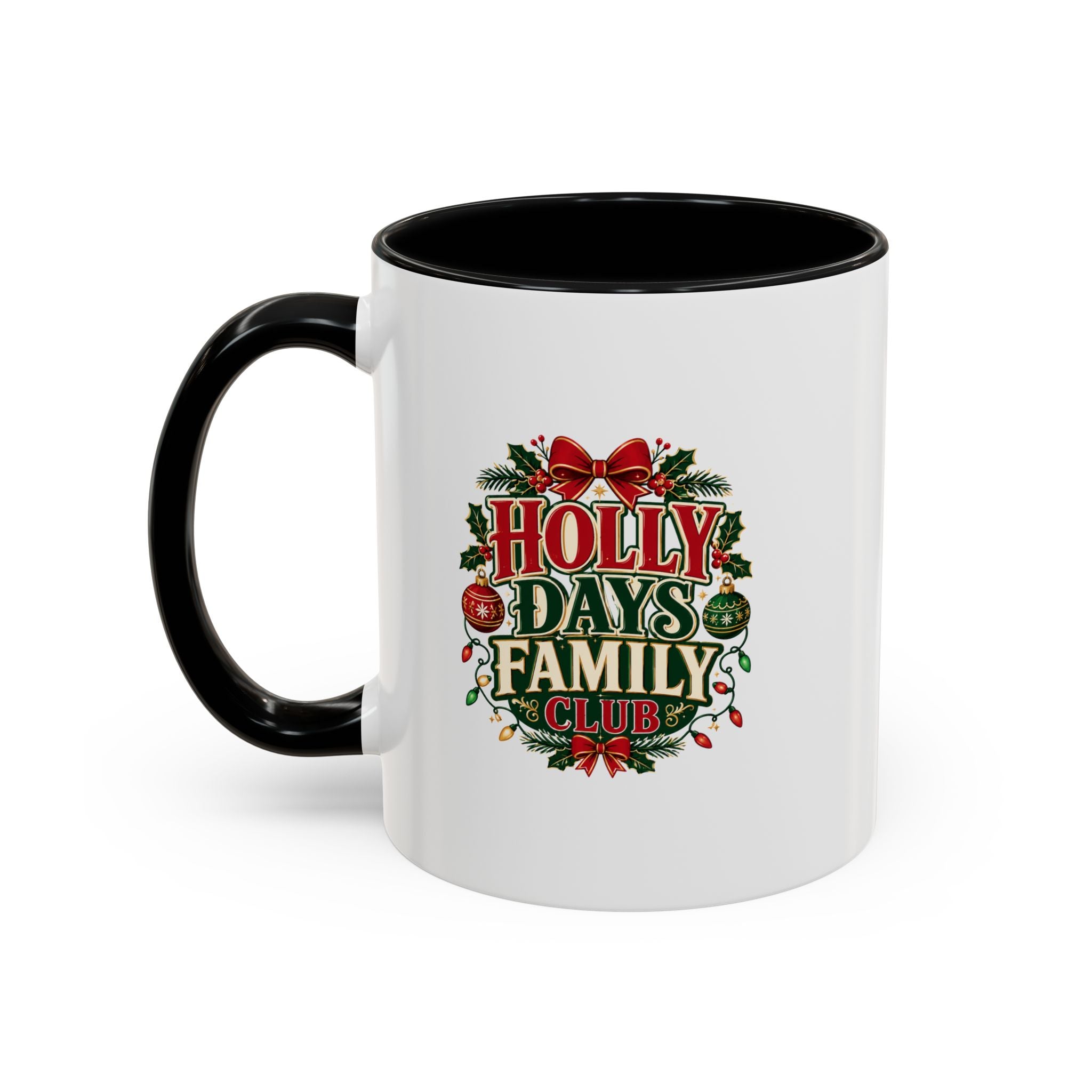 Accent Coffee Mug Holly Days Family