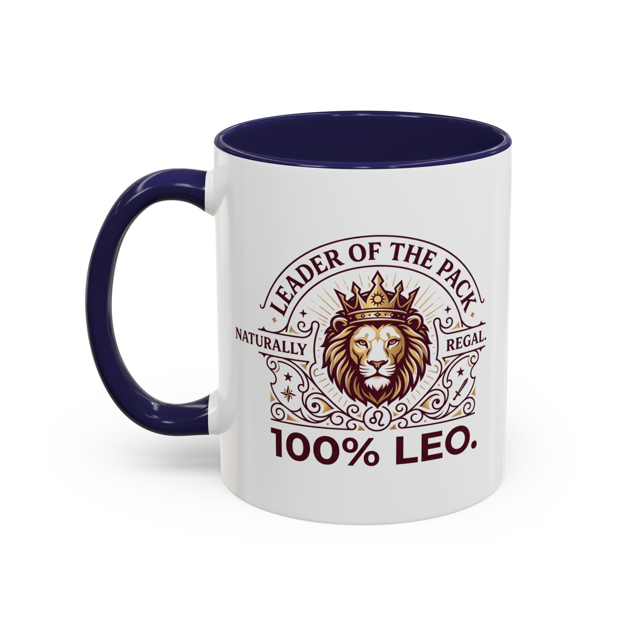 Leo Coffee Mug — 'Leader of the Pack' 100% Leo Zodiac Accent Mug