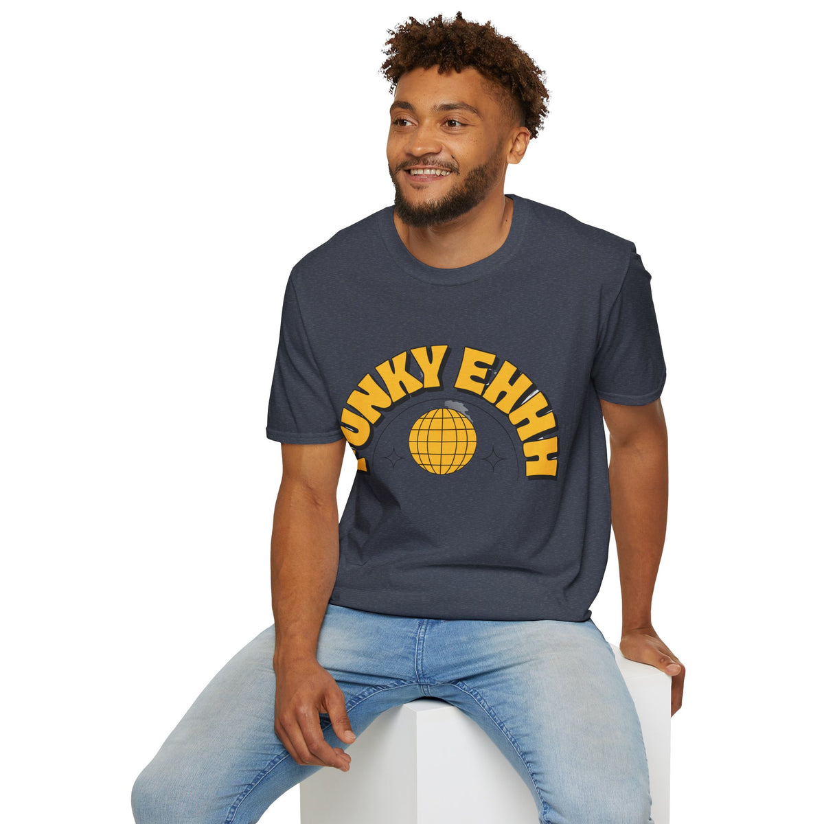Funky Ehhh T-Shirt — Retro Yellow Disco Graphic Tee - Trending Now - August 2026
