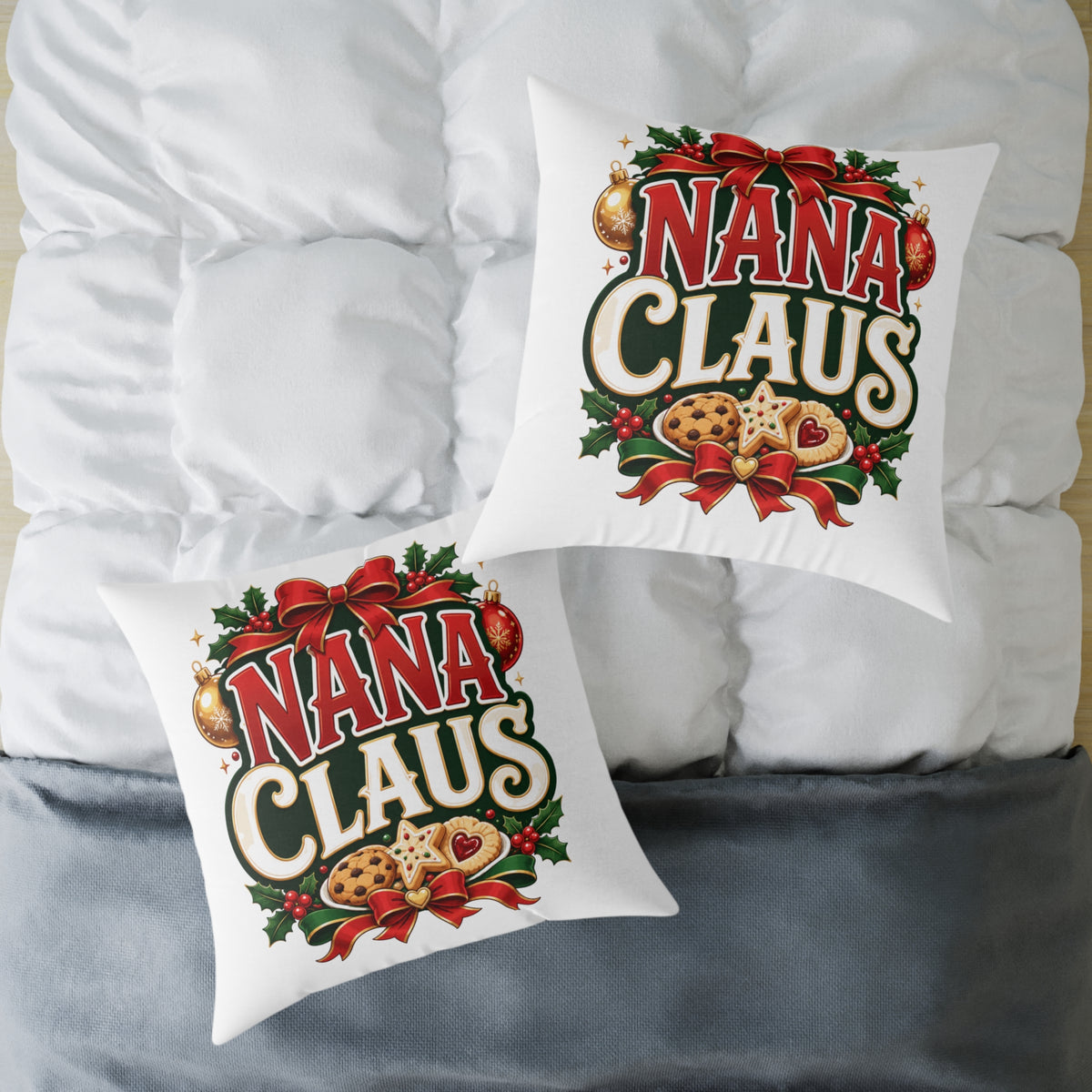 Nana Claus Christmas Pillow