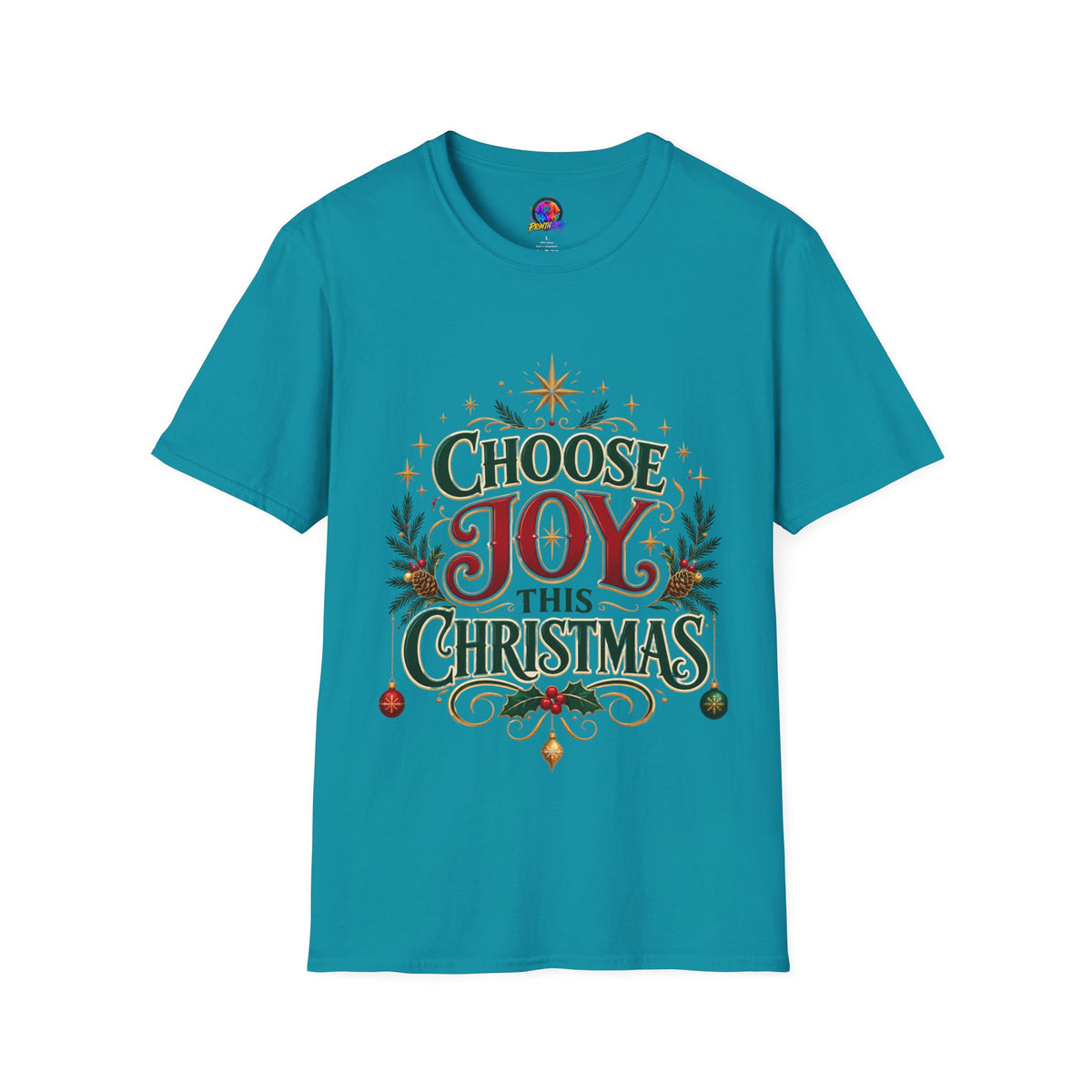Choose Joy This Christmas T-Shirt — Festive Holiday Graphic Tee
