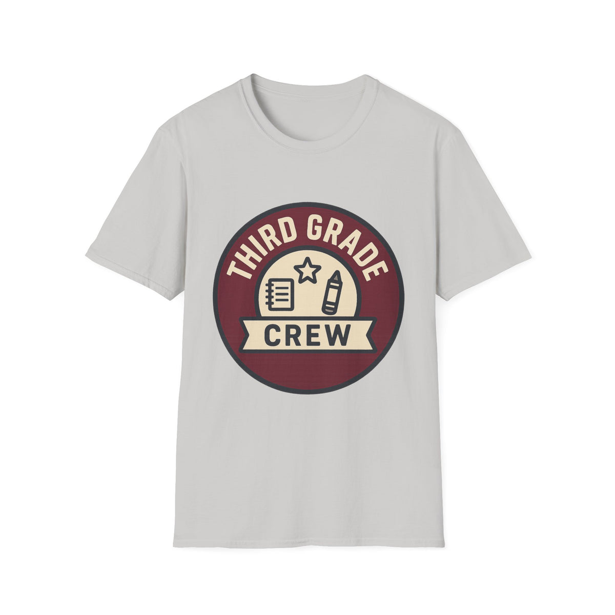 Third Grade Crew T-Shirt — Retro School Teacher & Student Tee - Trending Now - August 2026