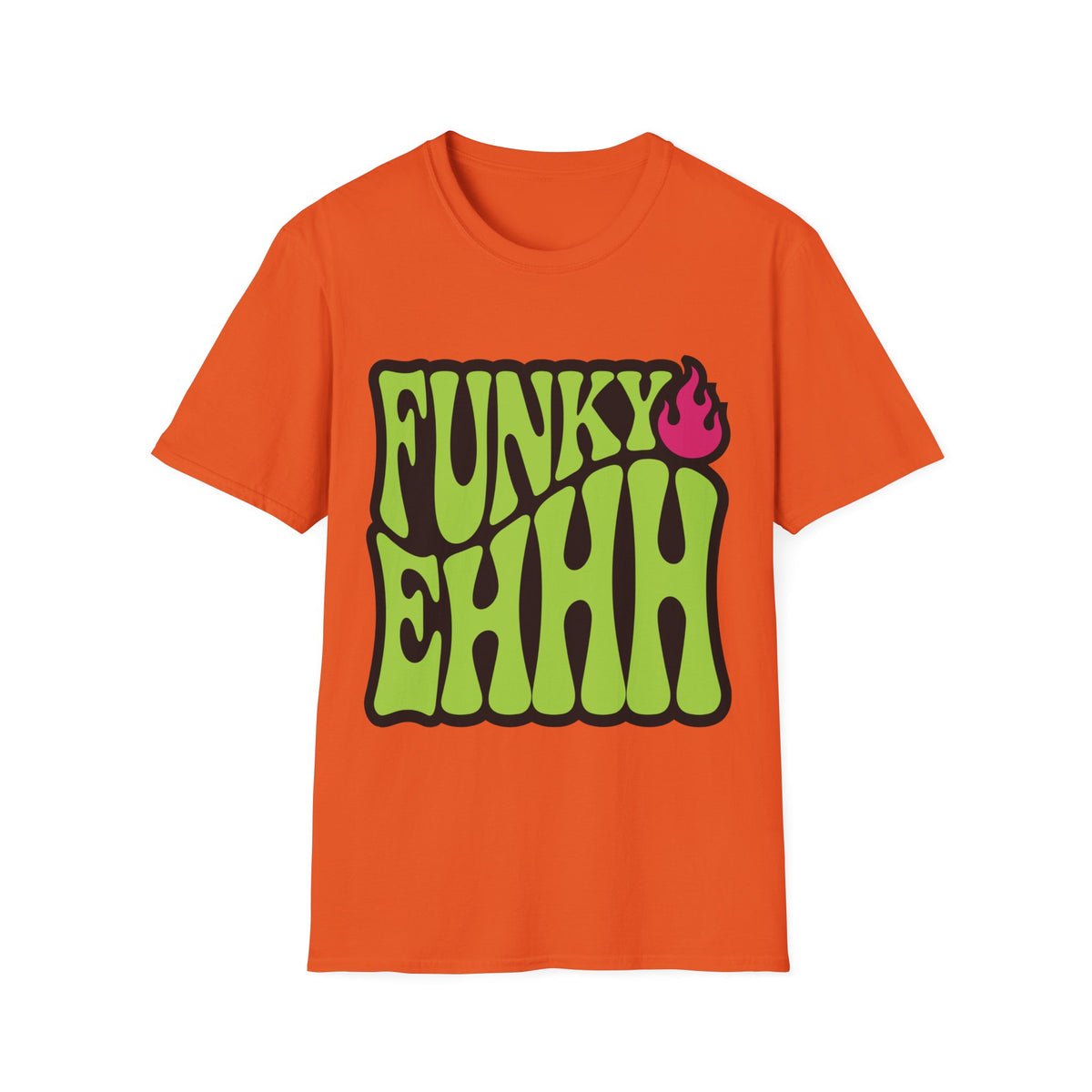Funky Chili T-Shirt — Retro Psychedelic Green Flame Graphic Tee - Trending Now - August 2026