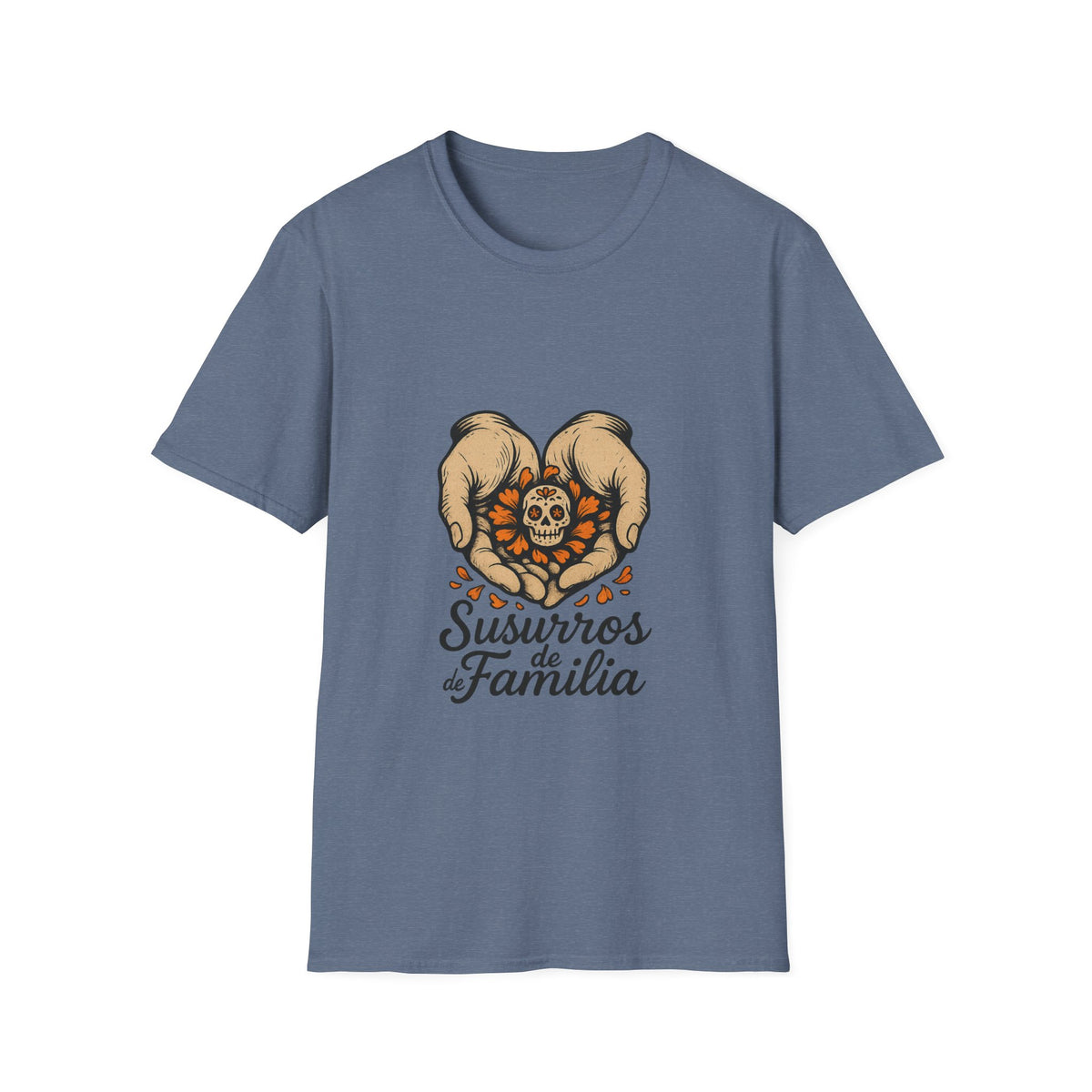 T‑Shirt — Sweetheart Pomeranians Heart Design with “Siempre Familia” Text - Trending Now - October 2026