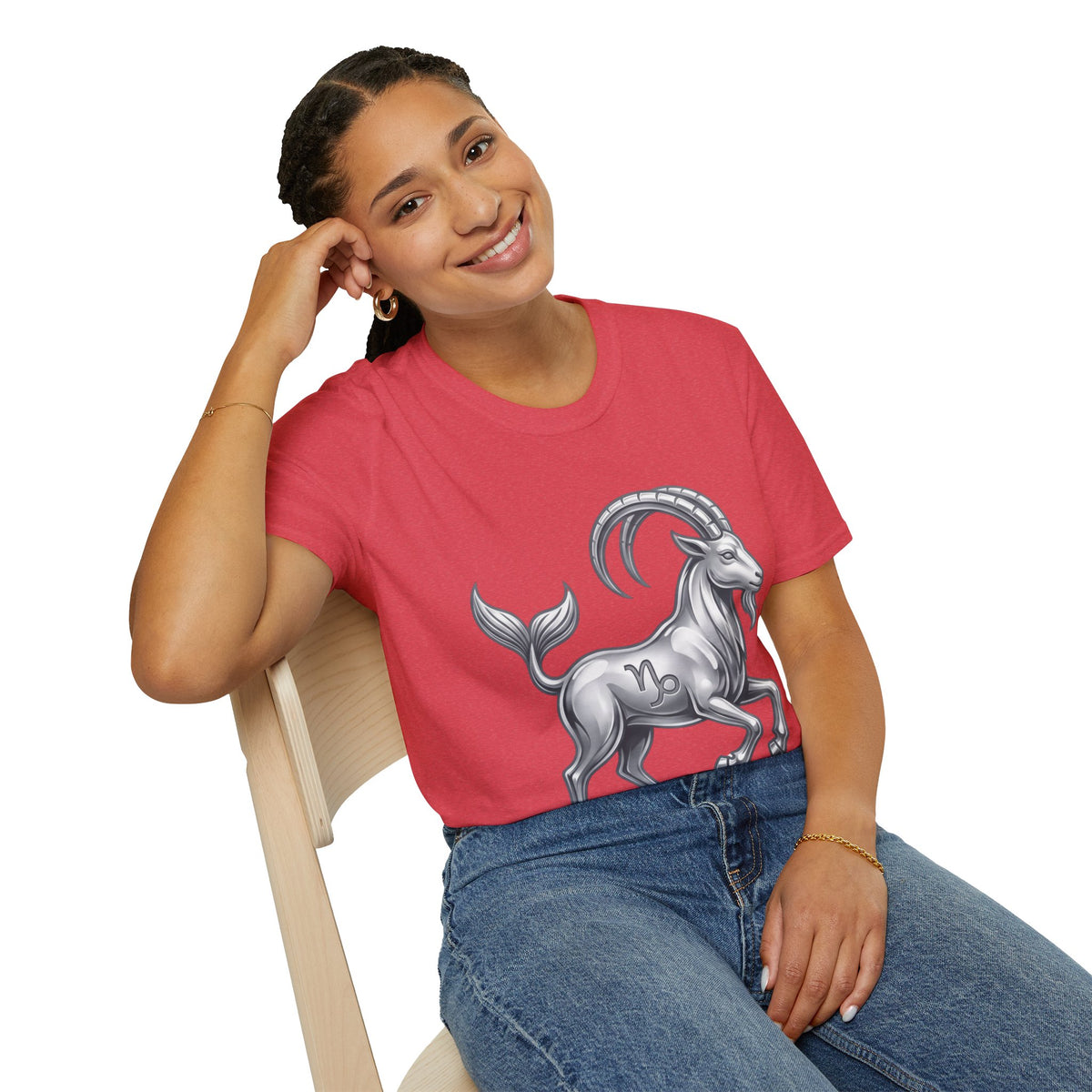 Capricorn Goat Zodiac T-Shirt — Mythical Sea-Goat Horoscope Tee