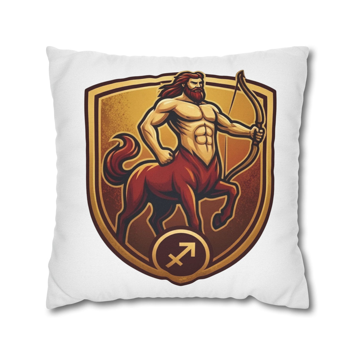 Sagittarius Centaur Zodiac Pillowcase — Archer Constellation Decorative Cushion