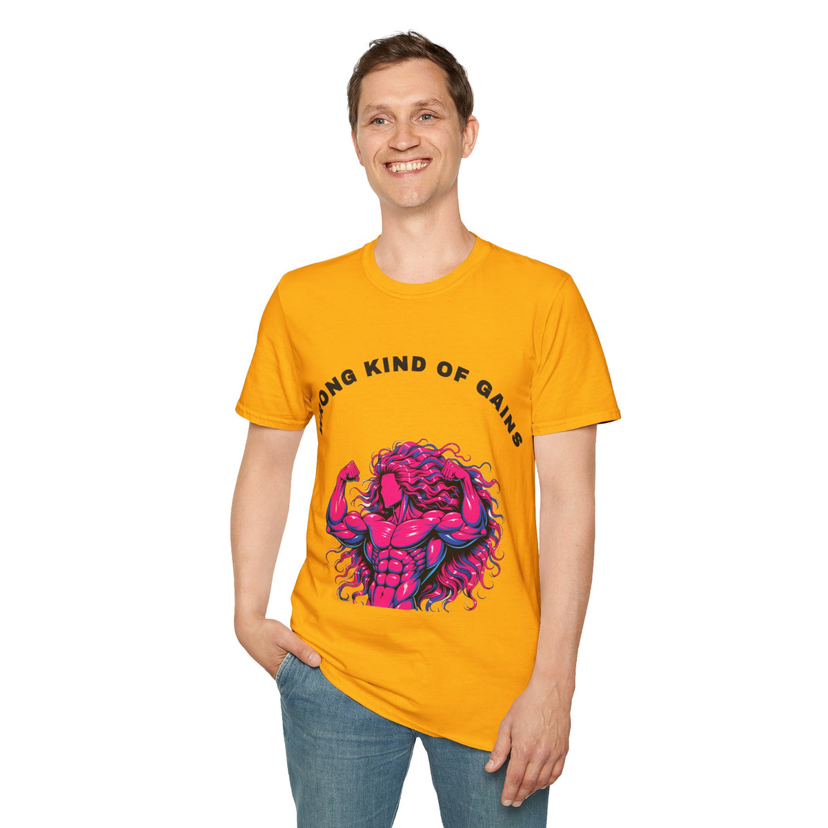 T-Shirt — "Wrong Kind of Gains" Muscle Monster Graphic Tee - Trending Now - September 2026