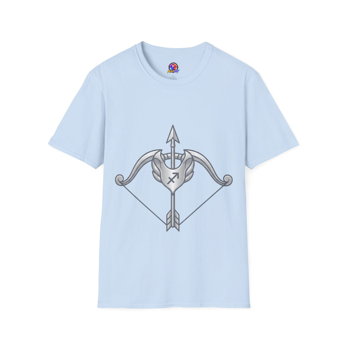 Arrow Heart T-Shirt — Minimal Cupid Bow & Arrow Design