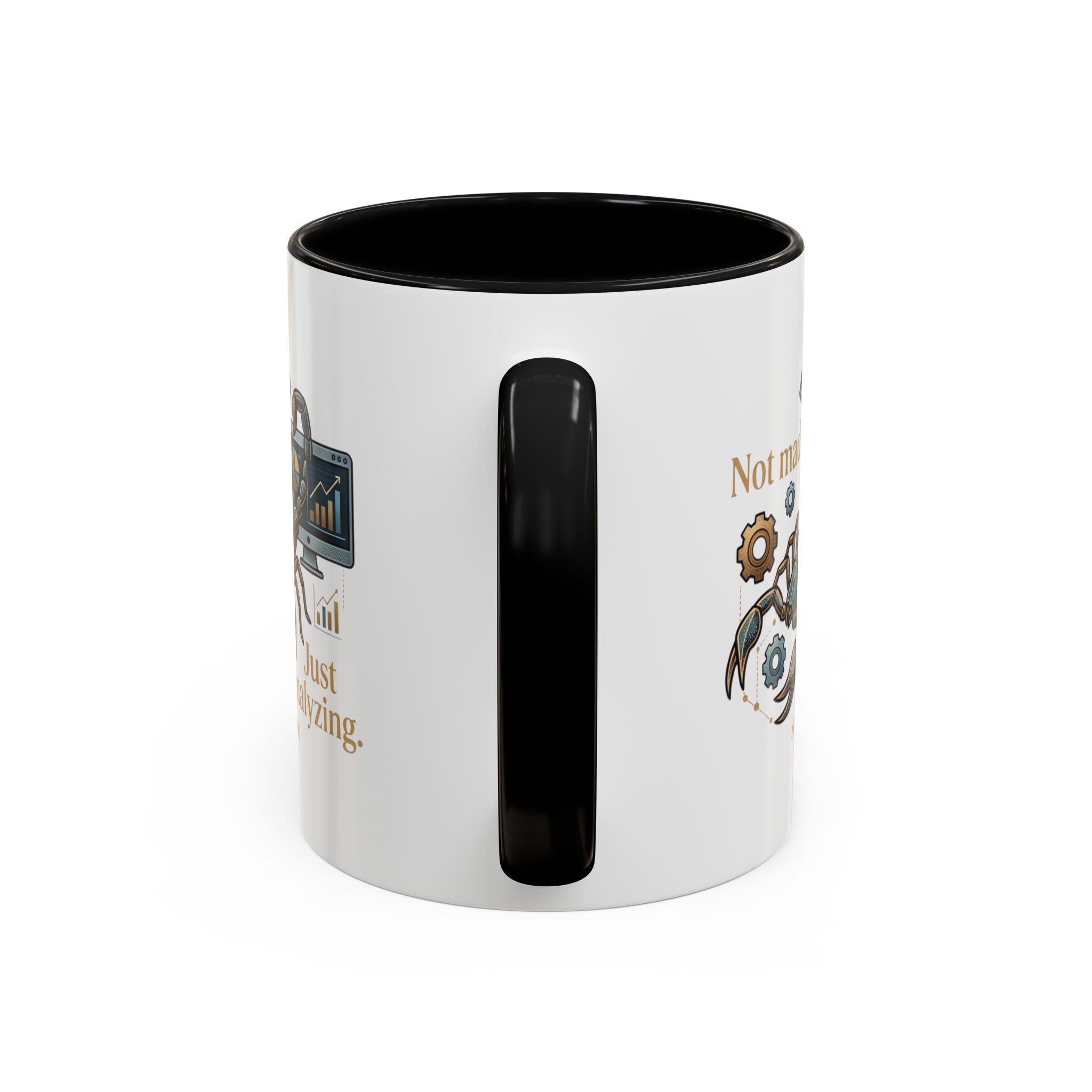 Scorpio Coffee Mug — "Not Mad. Just Analyzing." Accent 11/15oz
