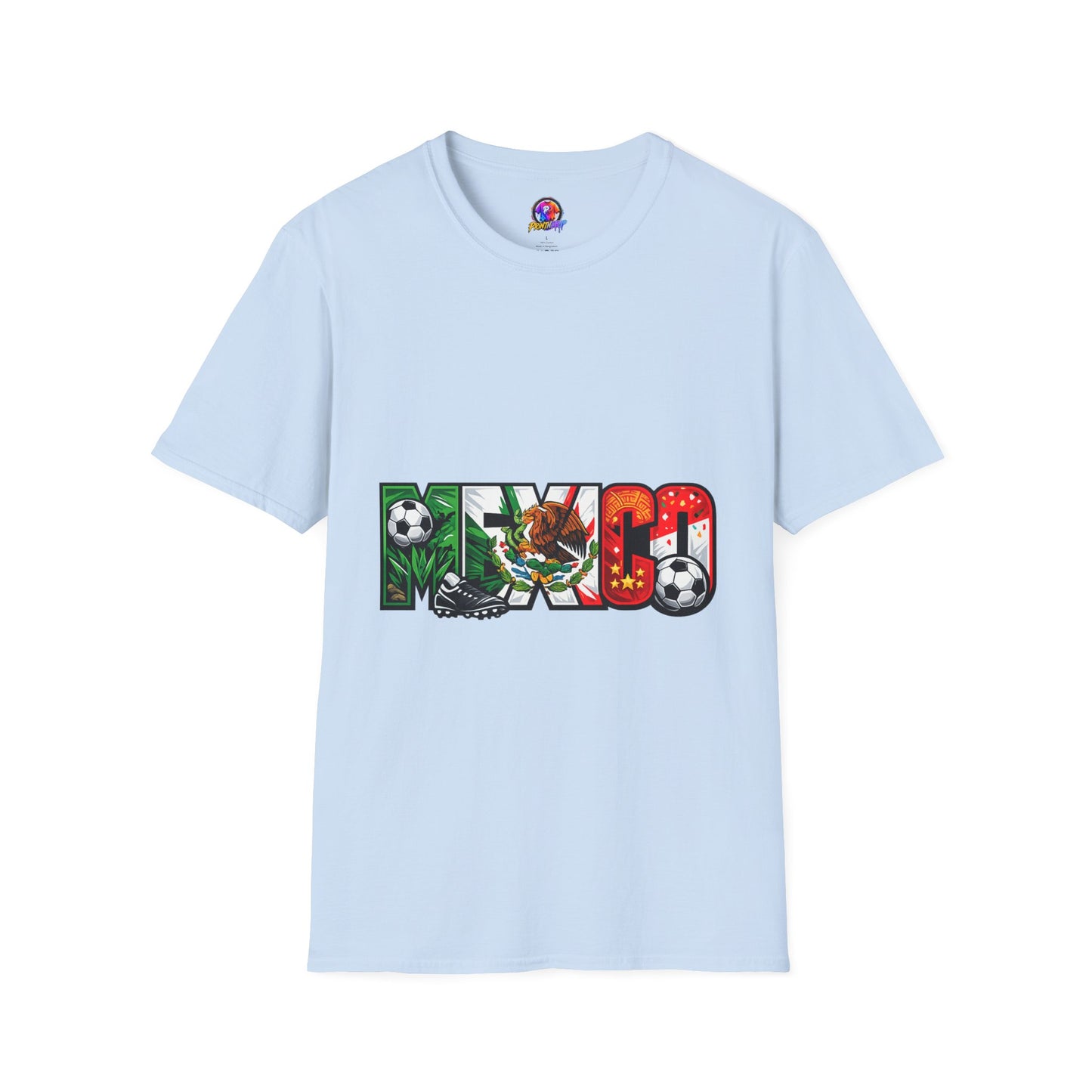 Mexico Soccer T-Shirt — Mexican Flag Football Pride Tee