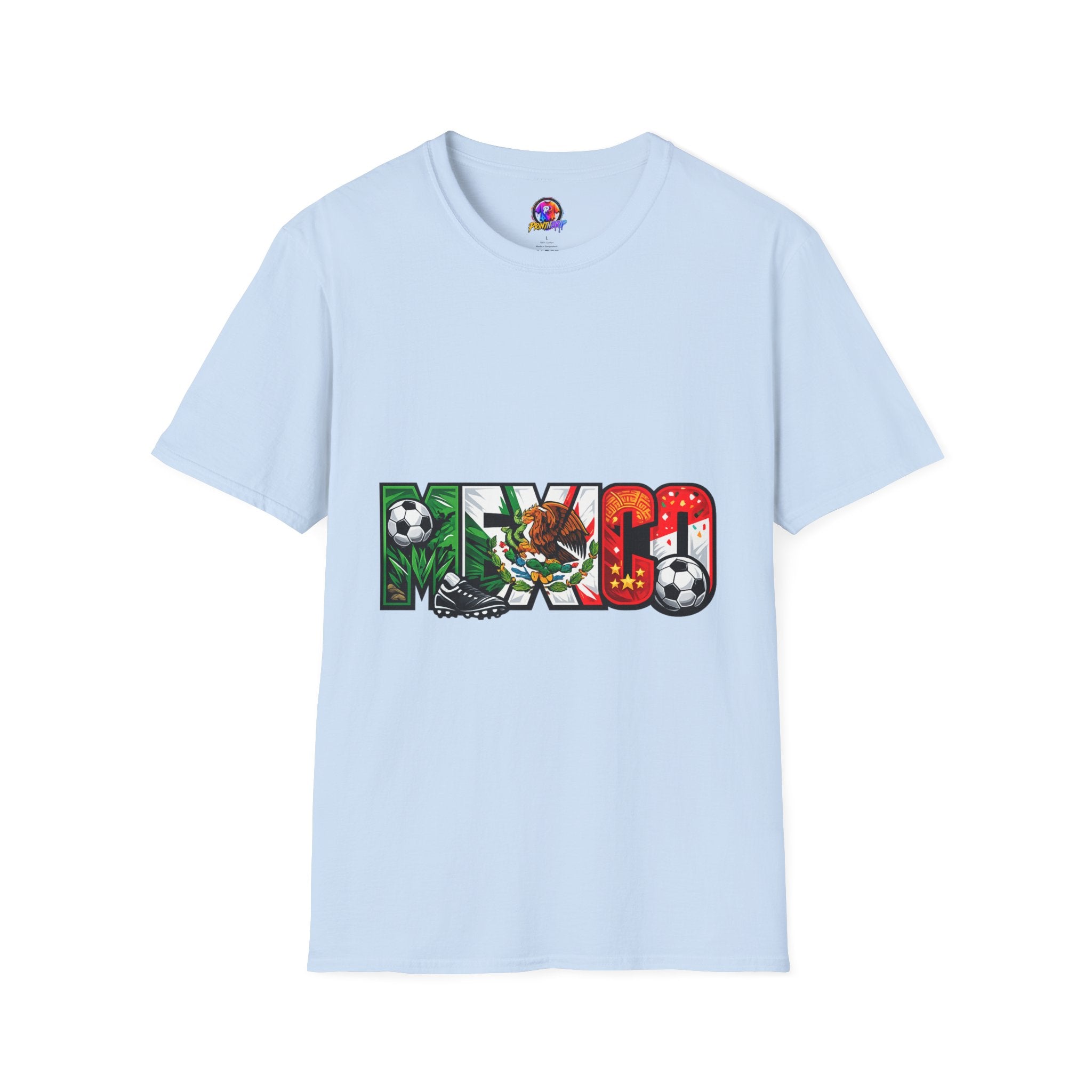 Mexico Soccer T-Shirt — Mexican Flag Football Pride Tee