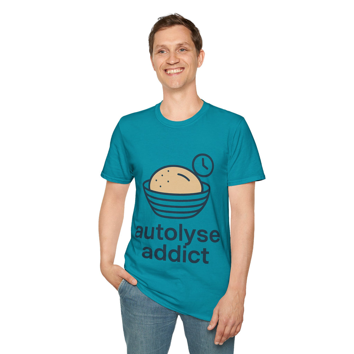 "Autolyse Addict" Funny Sourdough Baking Tee - Cute Bread Maker Pastry White T-Shirt - Trending Now - September 2026