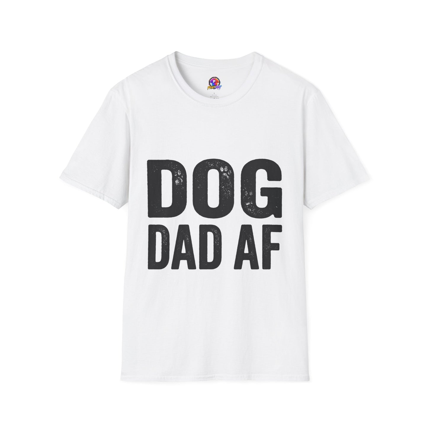 Dog Dad Af Unisex Softstyle T-Shirt