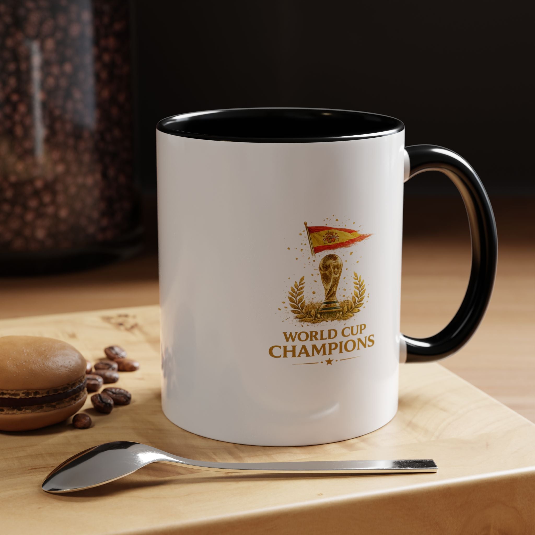 World Cup Champions Coffee Mug – Spanish Flag Accent