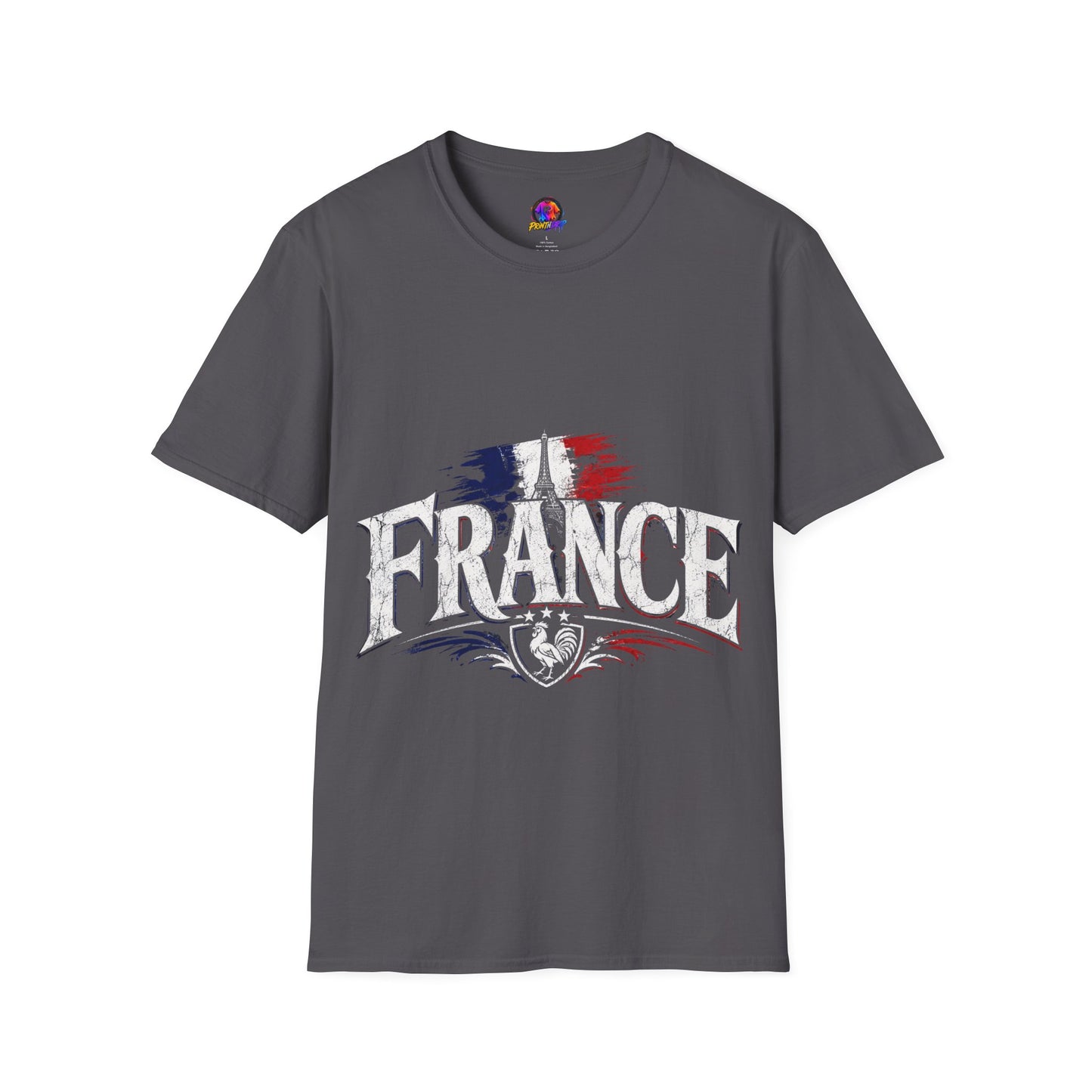 France Flag T-Shirt — Vintage Eiffel Tower French Pride Tee