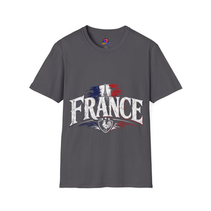 France Flag T-Shirt — Vintage Eiffel Tower French Pride Tee