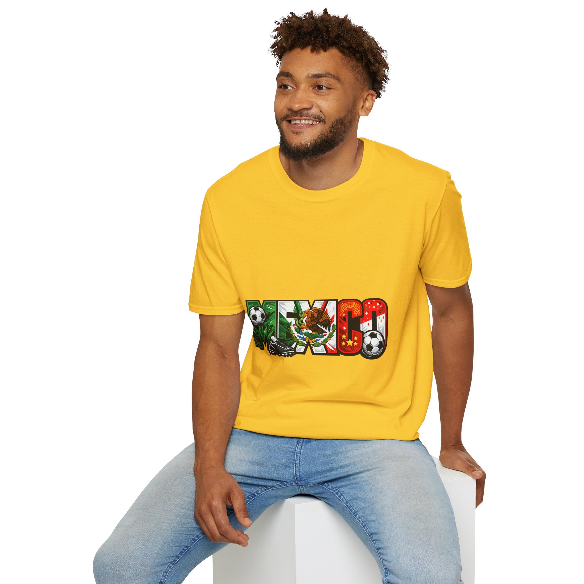 Mexico Soccer T-Shirt — Mexican Flag Football Pride Tee