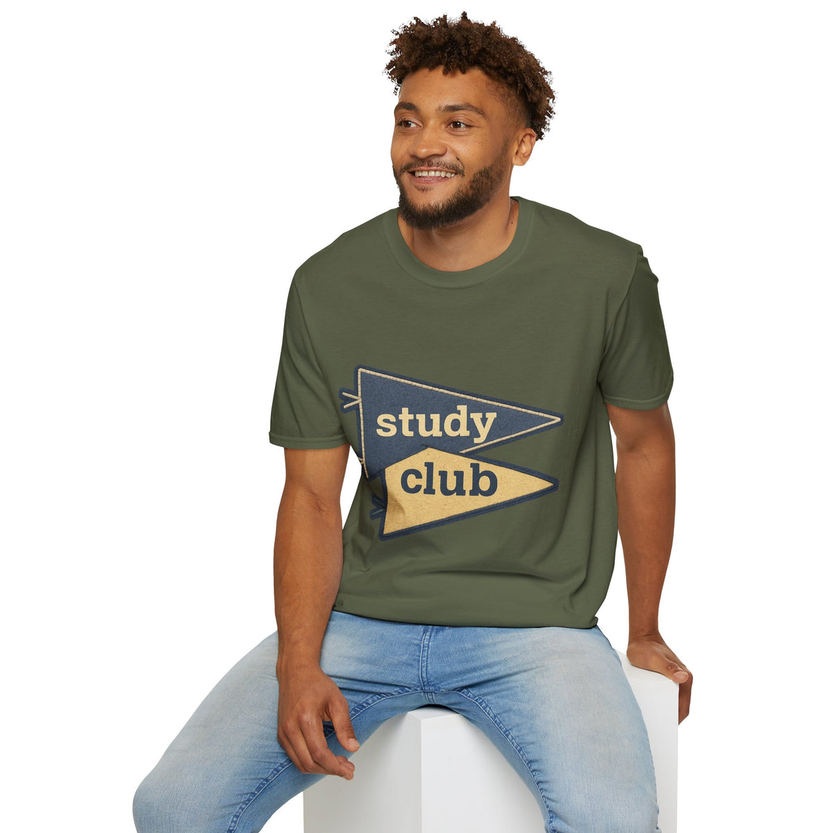 Study Club T-Shirt — Retro Pennant Student Tee - Trending Now - August 2026