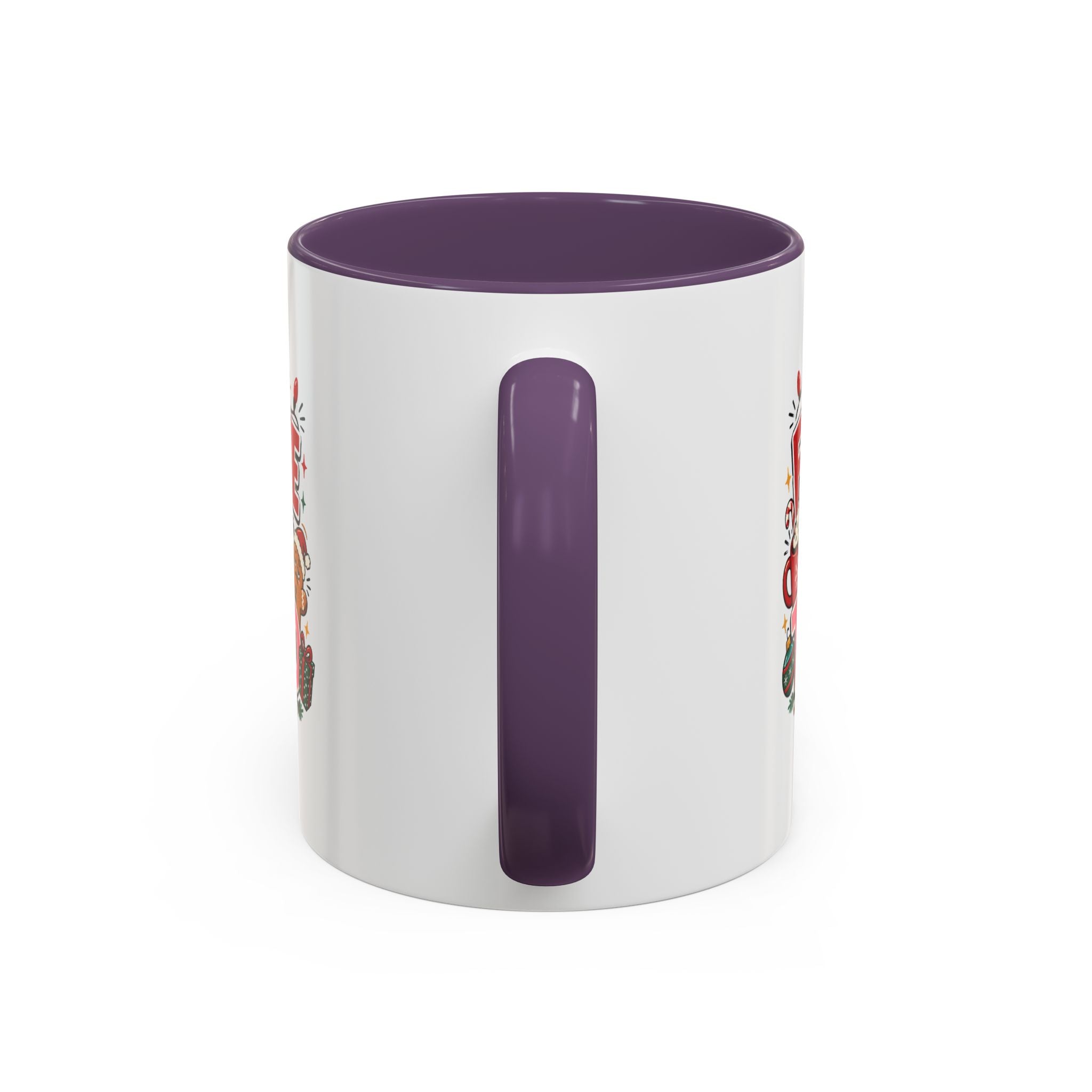 Modern Day Christmas Festive But Tired Accent Coffee Mug — Funny Christmas Holiday Coffee Cup (11/15 oz)