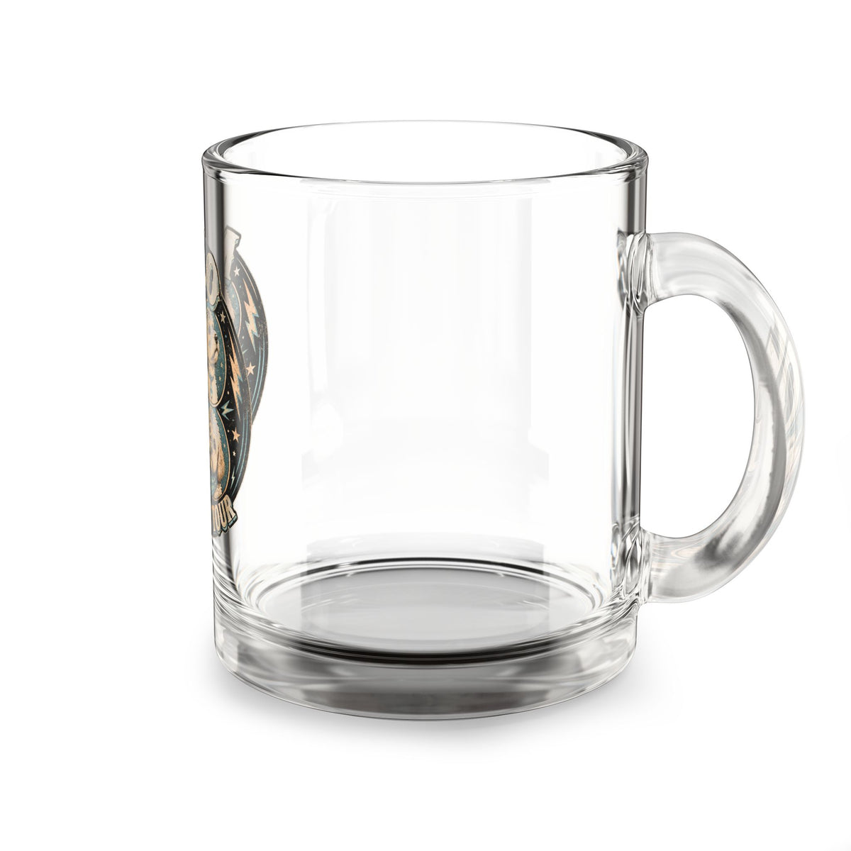 Milo 'Good Boy Tour' 10oz Glass Mug – Personalized Dog Band Tour Artwork