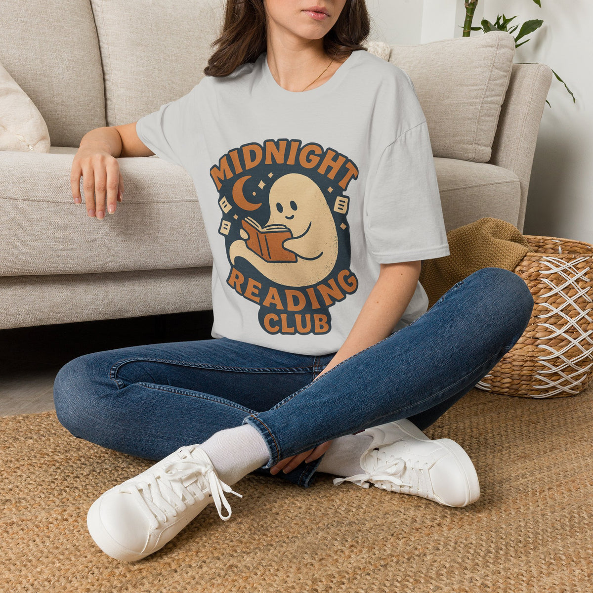 Midnight Reading Club T-Shirt — Cute Ghost Booklover Tee - Trending Now - August 2026